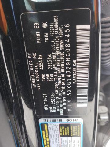 5XXG14J29NG084456 KIA K5 LXS