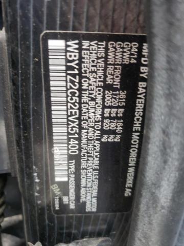 WBY1Z2C52EVX51400 BMW I3 Bev