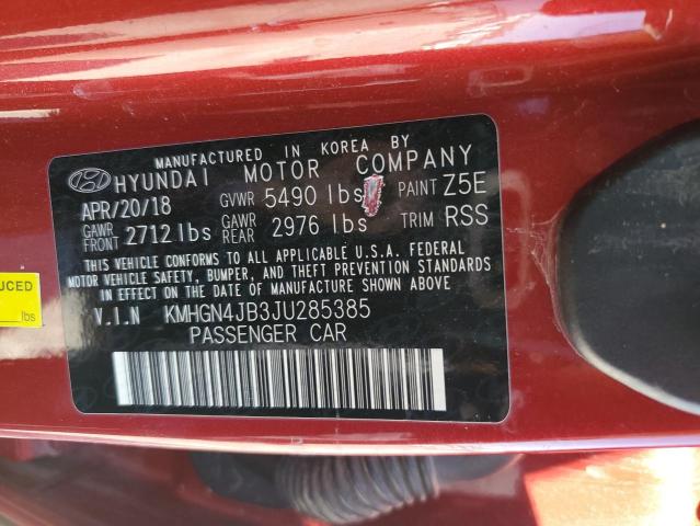 2018 GENESIS G80 SPORT - KMHGN4JB3JU285385