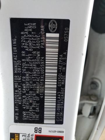 2020 TOYOTA AVALON LIM - 4T1DZ1FBXLU055974