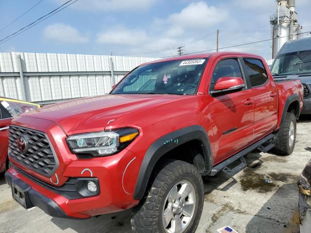 Salvage cars for sale from Copart Wilmington, CA: 2021 Toyota Tacoma Double Cab