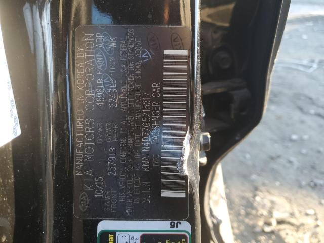 2016 KIA CADENZA LU - KNALN4D77G5215317