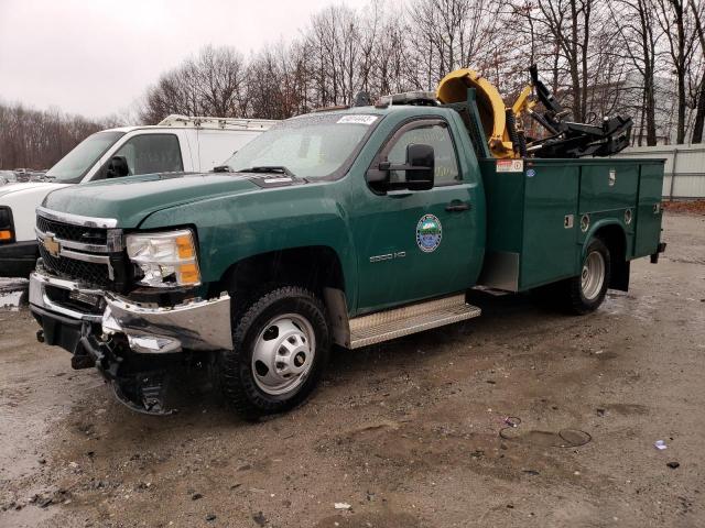 Salvage cars for sale from Copart Billerica, MA: 2012 Chevrolet Silverado K3500
