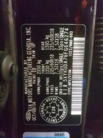 2015 KIA SORENTO EX