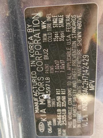 KNDPM3AC2H7142429 KIA Sportage Lx