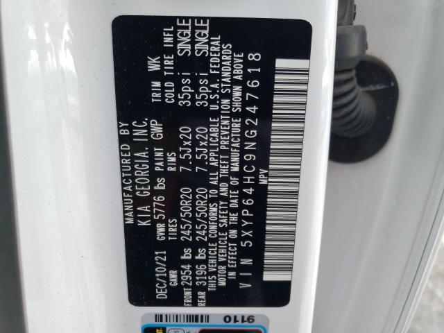 5XYP64HC9NG247618 KIA Telluride S