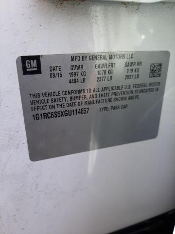 2016 CHEVROLET VOLT LT - 1G1RC6S5XGU114657