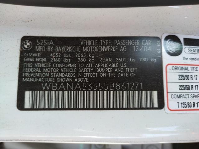 WBANA53555B861271 BMW 525 I