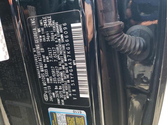 5XYPG4A37KG566096 KIA SORENTO L
