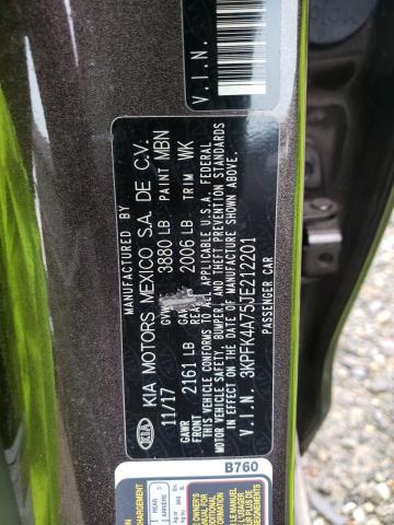 3KPFK4A75JE212201 KIA FORTE LX