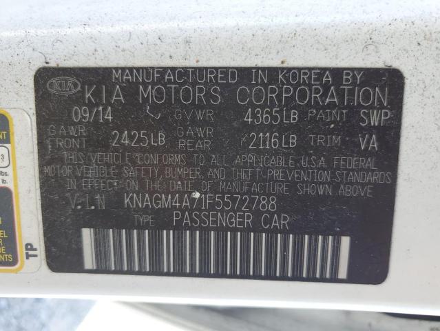 KNAGM4A71F5572788 KIA Optima Lx