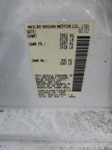 2022 NISSAN ALTIMA SR - 1N4BL4CVXNN348872