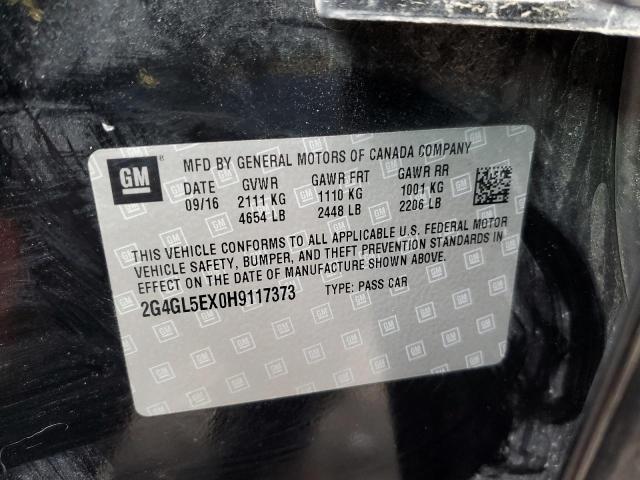 2017 BUICK REGAL SPOR - 2G4GL5EX0H9117373