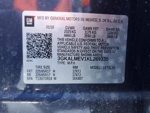 3GKALMEV1KL269335 GMC Terrain Sle