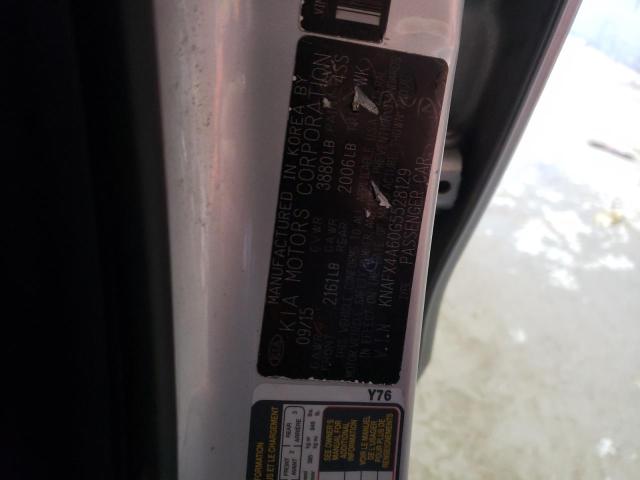KNAFX4A60G5528129 KIA FORTE LX
