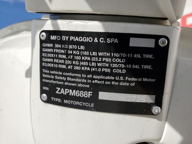 2012 VESPA LX 150IE ZAPM688F3C5002726