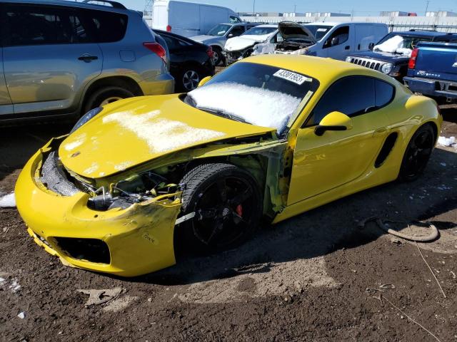 Porsche Cayman salvage cars for sale: 2014 Porsche Cayman S