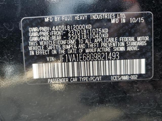 JF1VA1E68G9821493 Subaru Wrx Premium