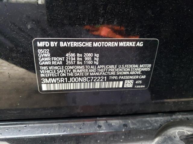 2022 BMW 330I - 3MW5R1J00N8C72221