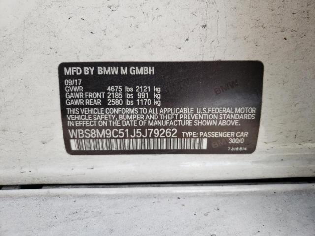 WBS8M9C51J5J79262 BMW M3