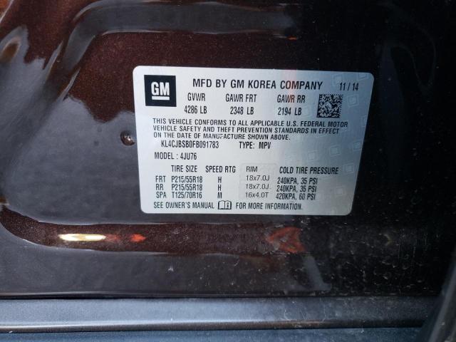 2015 BUICK ENCORE CON - KL4CJBSB0FB091783