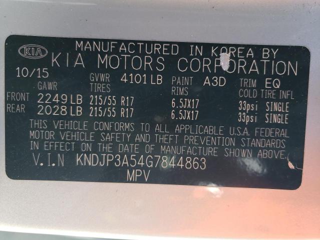 2016 KIA SOUL + - KNDJP3A54G7844863