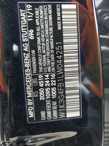 W1K3G4FB1LW044251 Mercedes-Benz A 220 4matic