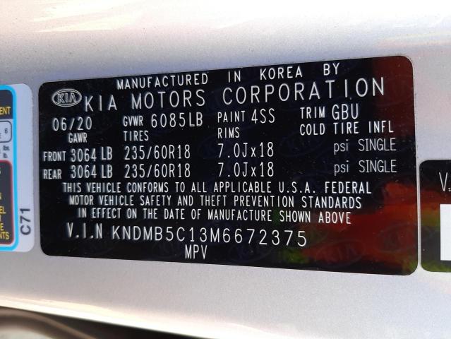 KNDMB5C13M6672375 KIA SEDONA LX