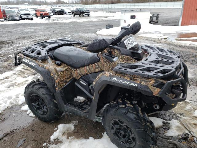 Salvage cars for sale from Copart Albany, NY: 2020 Can-Am Outlander 650 XT