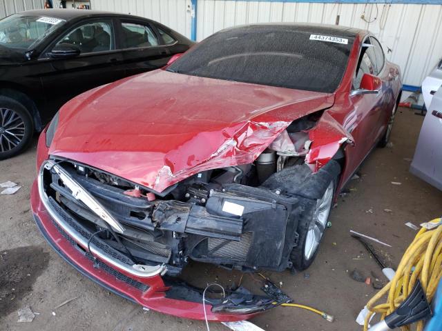Salvage cars for sale from Copart Colorado Springs, CO: 2015 Tesla Model S 85D