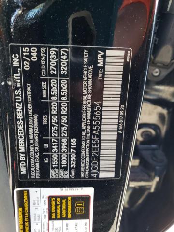 2015 MERCEDES-BENZ GL 350 BLU - 4JGDF2EE5FA555654