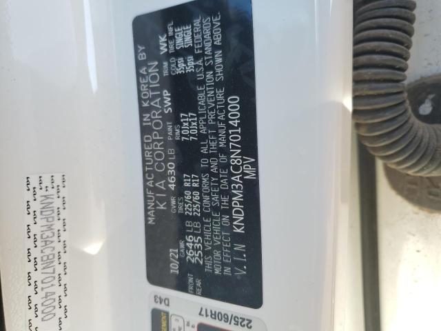 KNDPM3AC8N7014000 KIA Sportage Lx