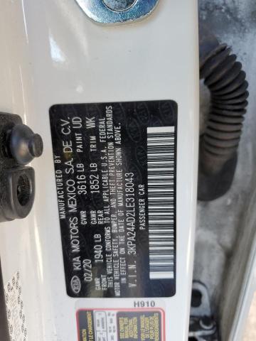 3KPA24AD2LE318043 KIA RIO LX