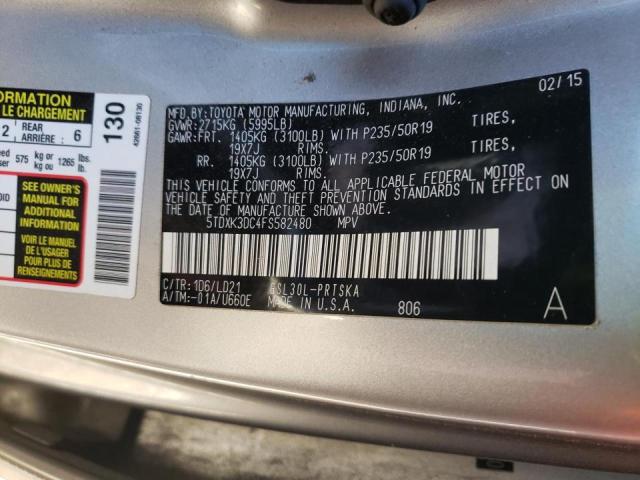 2015 TOYOTA SIENNA SPO - 5TDXK3DC4FS582480