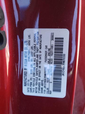 2015 INFINITI Q60 JOURNE - JN1CV6EK7FM870330