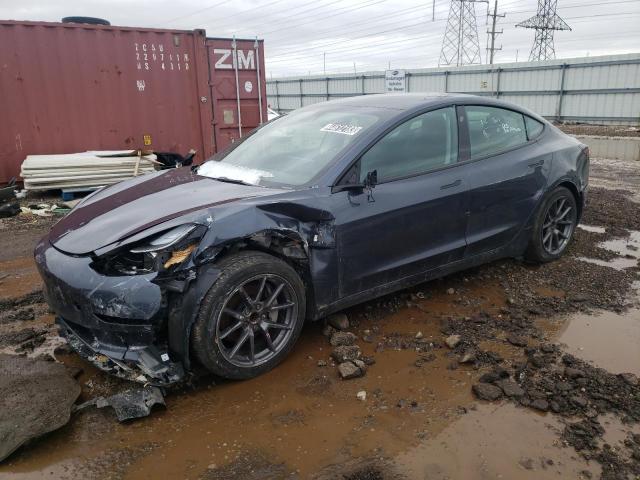 Vehiculos salvage en venta de Copart Elgin, IL: 2021 Tesla Model 3