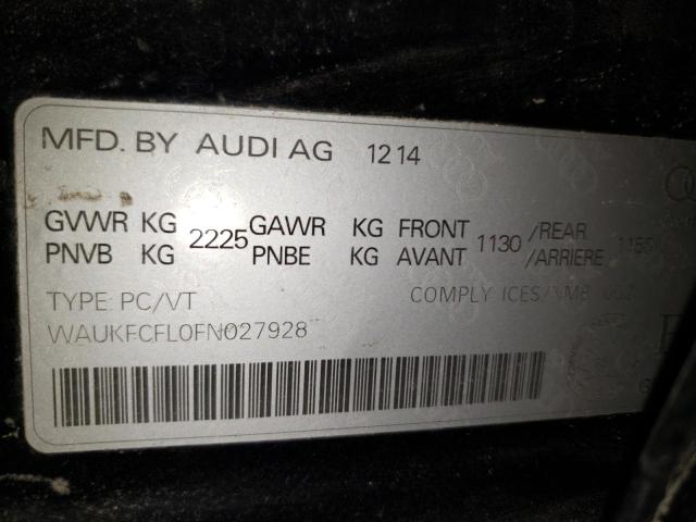 2015 AUDI A4 PRESTIG - WAUKFCFL0FN027928