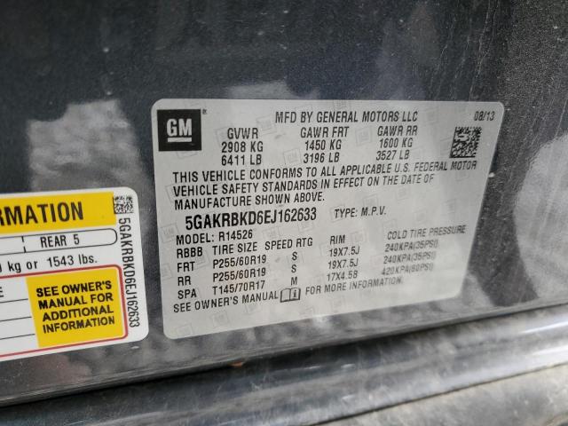 5GAKRBKD6EJ162633 Buick Enclave