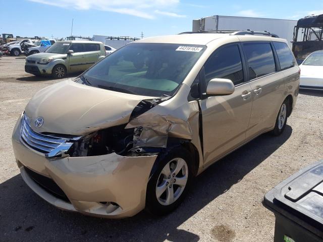 Toyota Sienna salvage cars for sale: 2012 Toyota Sienna LE