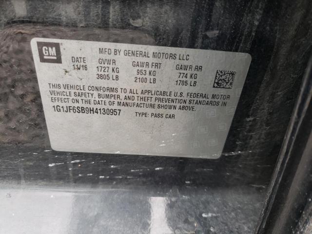 2017 CHEVROLET SONIC PREM - 1G1JF6SB9H4130957