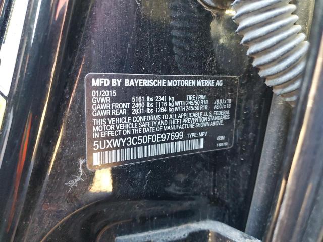5UXWY3C50F0E97699 BMW X3 Xdrive28d