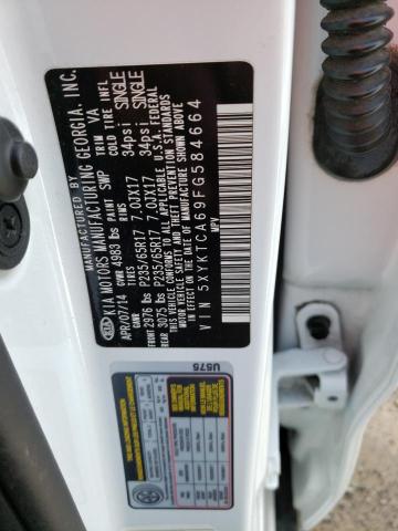 5XYKTCA69FG584664 KIA SORENTO LX