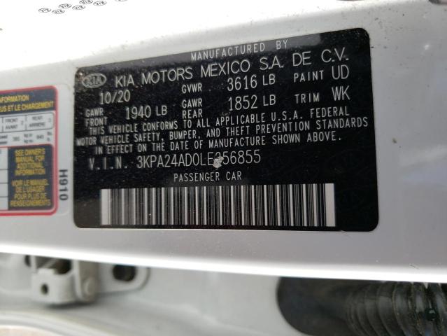 3KPA24AD0LE356855 KIA RIO LX