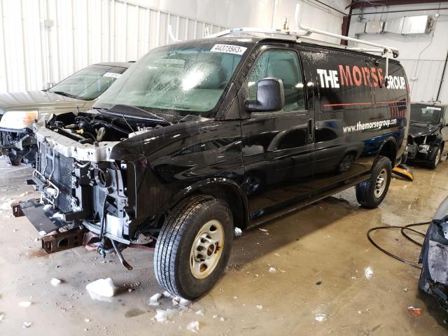 Salvage cars for sale from Copart Franklin, WI: 2014 GMC Savana G2500