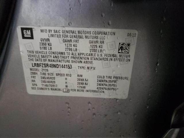 2022 BUICK ENVISION A - LRBFZSR48ND144153
