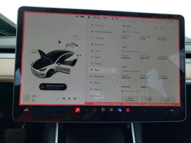 5YJ3E1EA6LF633274 Tesla MODEL 3