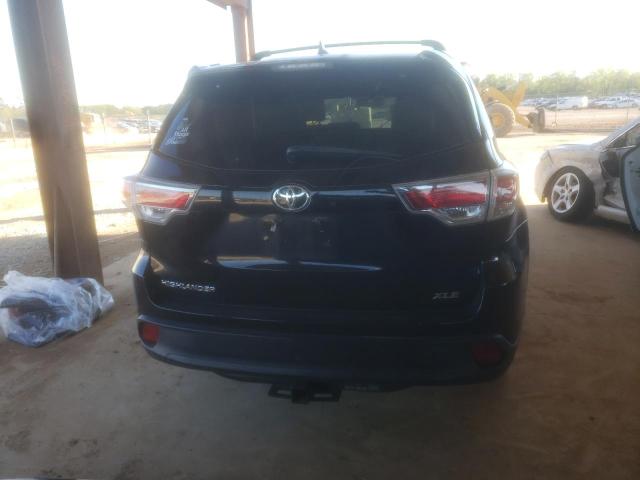 VIN 5TDKKRFH0ES007118 2014 Toyota Highlander, Xle no.6