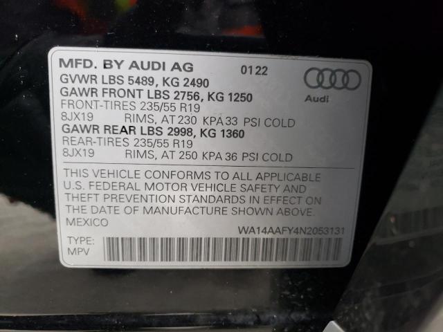 2022 AUDI Q5 SPORTBA - WA14AAFY4N2053131