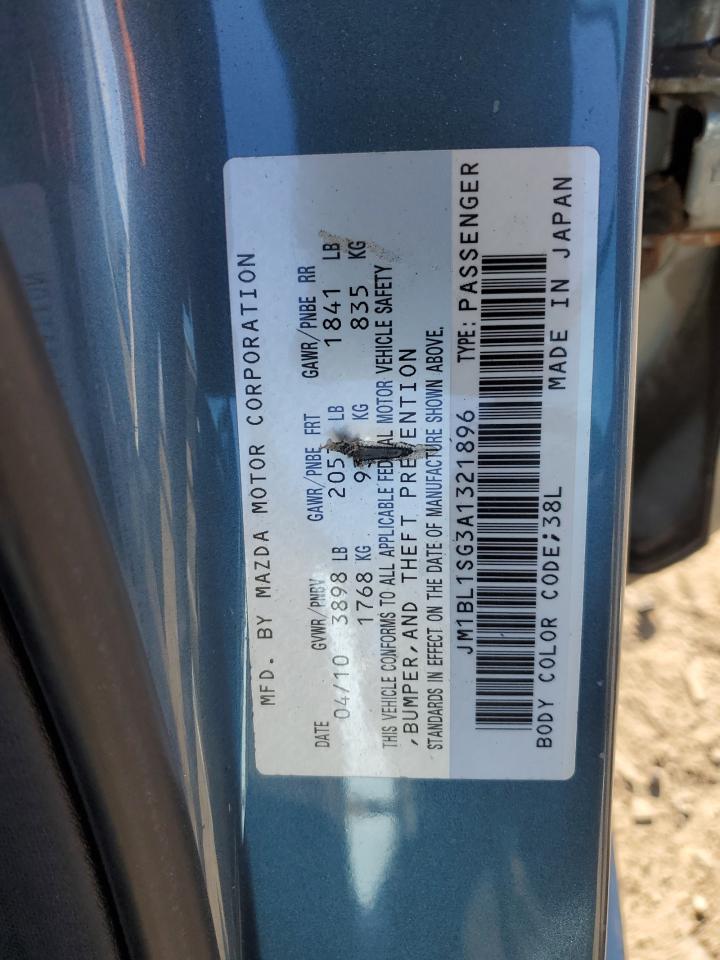 2010 Mazda 3 I VIN: JM1BL1SG3A1321896 Lot: 70929484