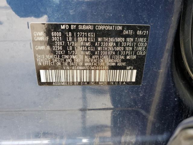 4S4WMARD3M3466886 Subaru Ascent Touring